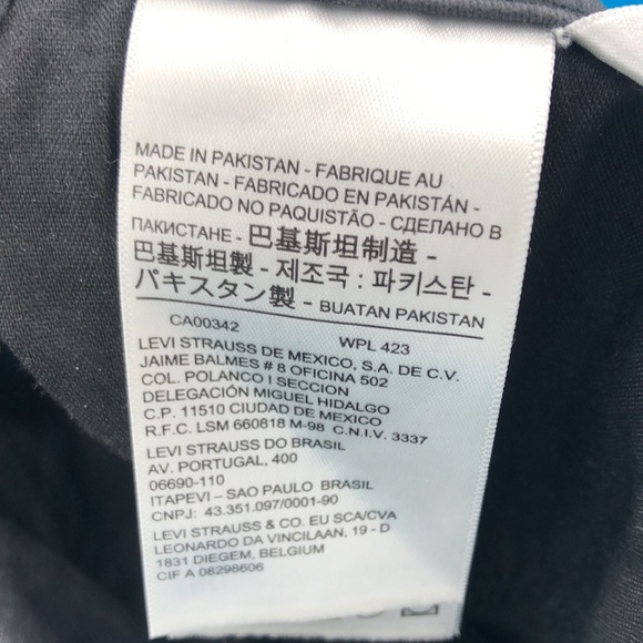 Levi's 721 Hi Rise Skinny sz 27 - black and grey camo NWOT - Picture 6 of 6